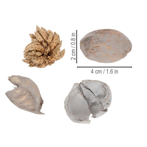 Product Potpourri table decoration with nuts for a natural summer atmosphere