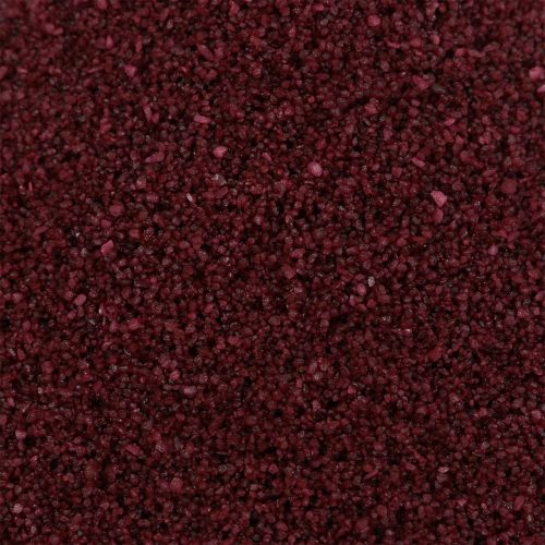 Floristik24 Colored sand 0.5mm burgundy 2kg