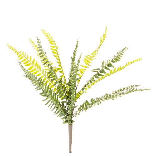 Artificial fern branch, artificial green plant for decoration, 45cm