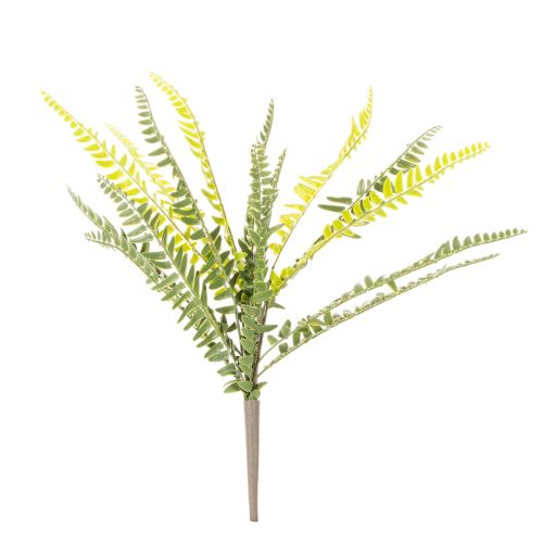 Artificial fern branch, artificial green plant for decoration, 45cm | Floristik24.ie