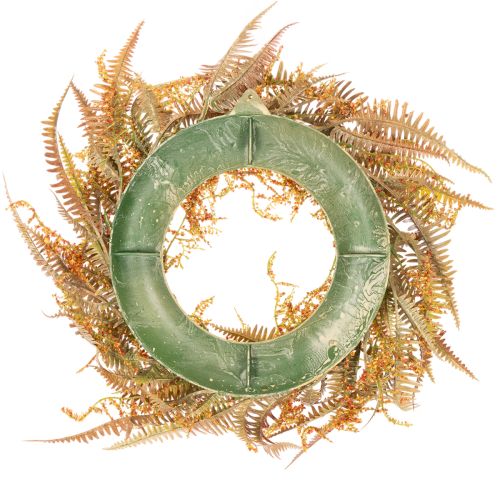 Artificial fern wreath for table and door 35cm | Floristik24.ie