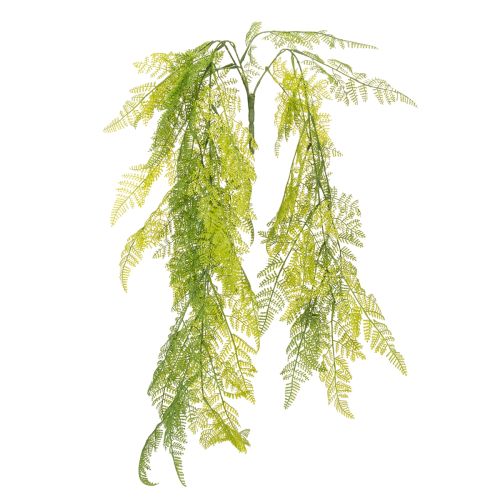 Artificial fern hanging plant, decorative eye-catcher for interiors, modern accents, 80cm
