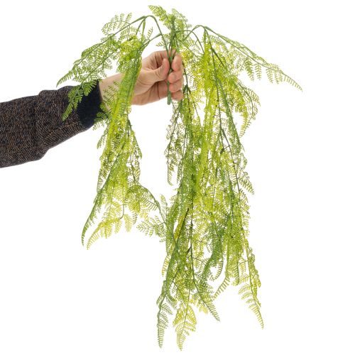 Product Artificial fern hanging plant, decorative eye-catcher for interiors, modern accents, 80cm