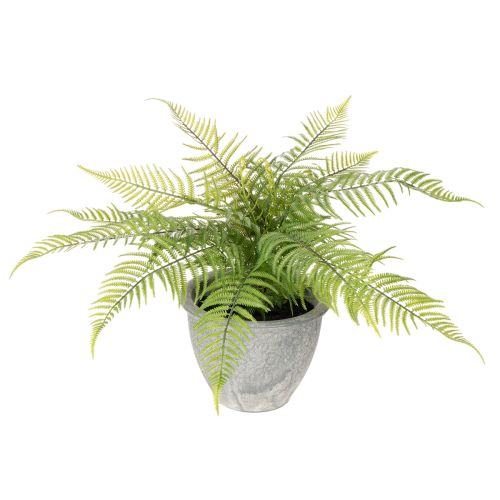 Artificial fern in a plant pot for living room and office, 35cm