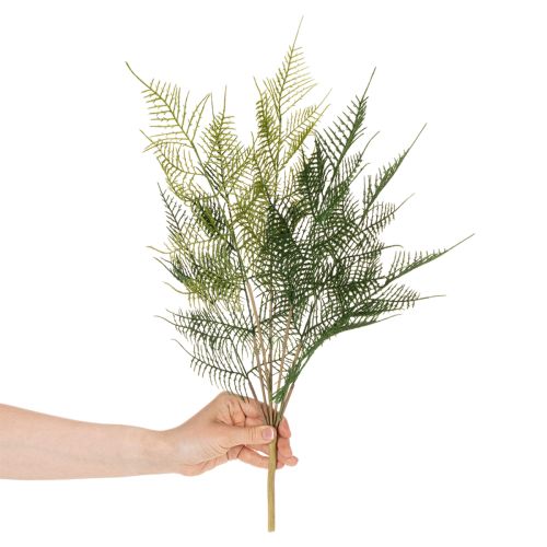 Artificial fern branch decoration, green, lifelike, 56cm | Floristik24.ie