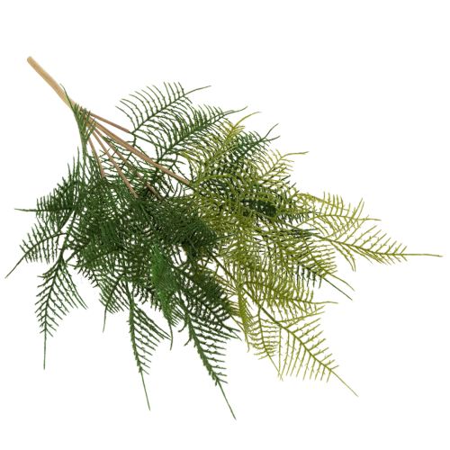 Artificial fern branch decoration, green, lifelike, 56cm | Floristik24.ie