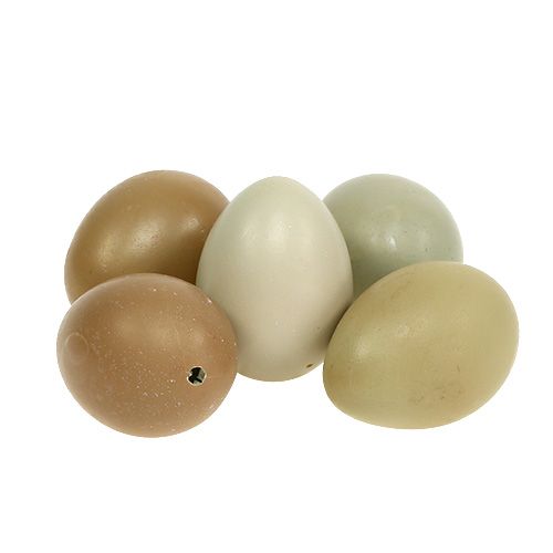 Pheasant egg nature green 4.5cm 12pcs