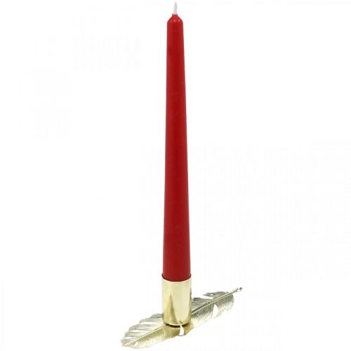 Floristik24 Candlestick on spring, metal decoration, candle holder, Advent decoration golden Ø2.2cm L13cm 4pcs