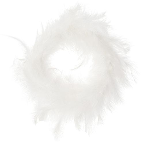 Feather wreath ideal for wedding decoration and atmospheric Easter decoration 20cm