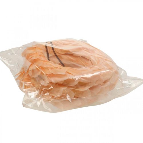 Product Spring wreath orange wreath to hang door wreath Ø20cm 3pcs