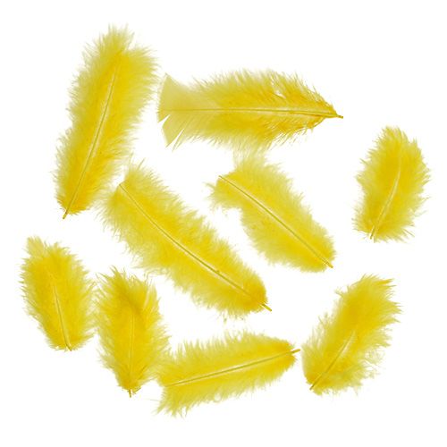 Short feathers 30g golden yellow