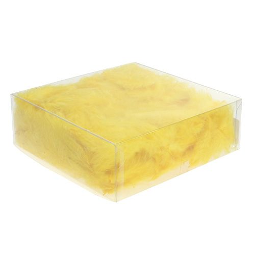 Floristik24 Short feathers 30g golden yellow