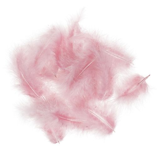 Floristik24 Short feathers 30g pink