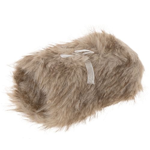 Faux fur trim for decoration and crafts, 15x180cm, 2 pieces buy online | Floristik24.ie