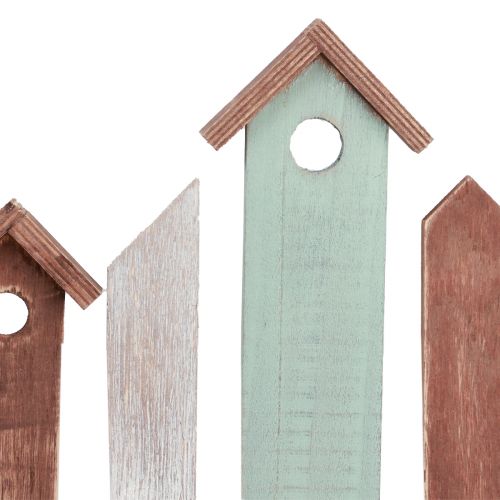 Floristik24 Window screen decorative table screen wooden row of houses 69×30cm