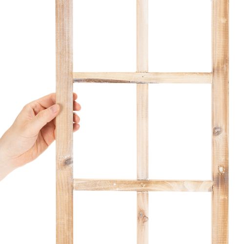 Wooden window frame as wall decoration 100cm | Floristik24.ie