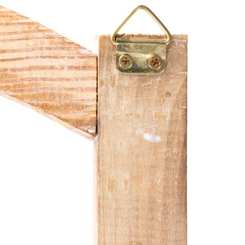 Wooden window frame as wall decoration 100cm | Floristik24.ie