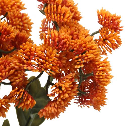 Floristik24 Stonecrop Orange Sedum Stonecrop artificial flowers H48cm 4pcs
