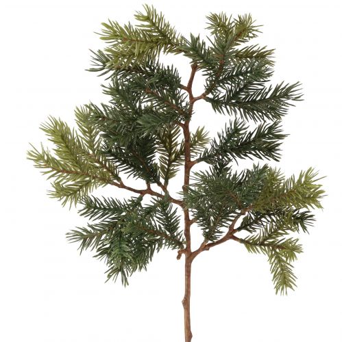 Floristik24 Artificial fir branch spruce branch green brown 58cm