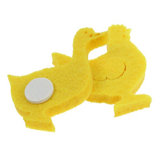 Product Felt Duck, Chicken self-adhesive Yellow 96 pcs