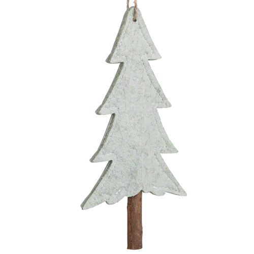 Product Felt Christmas Tree Ornaments, Green, 20cm, Set of 4