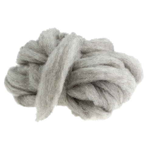 Wool rivet 10m gray