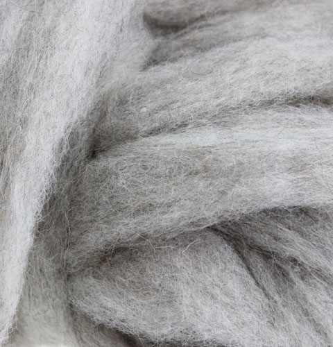 Wool rivet 10m gray