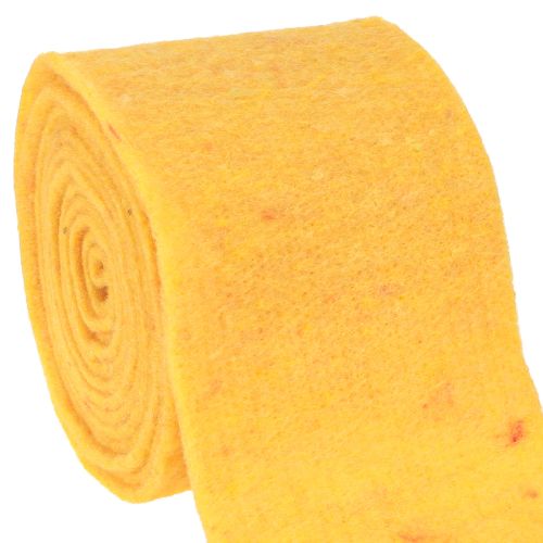 Felt ribbon 15cm x 5m yellow