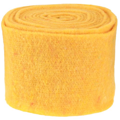Product Felt ribbon 15cm x 5m yellow