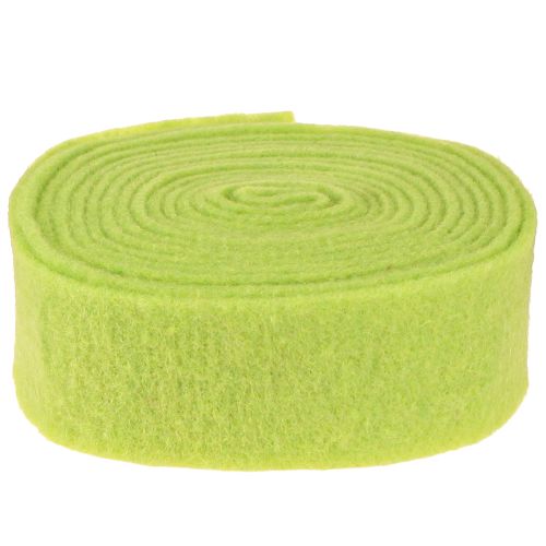 Product Felt ribbon 7.5cm x 5m green