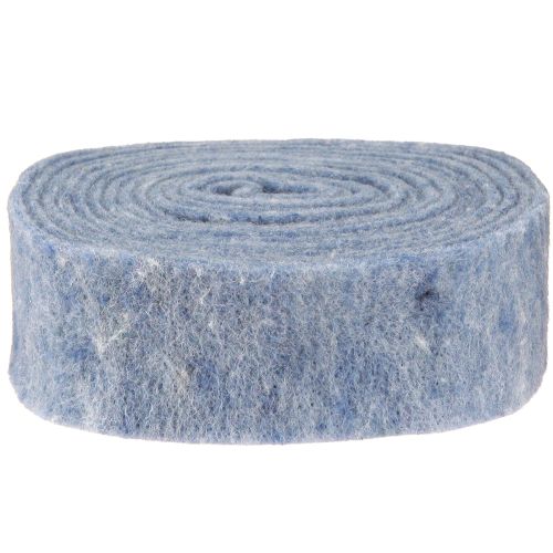 Product Felt Ribbon Blue 7.5cm 5m