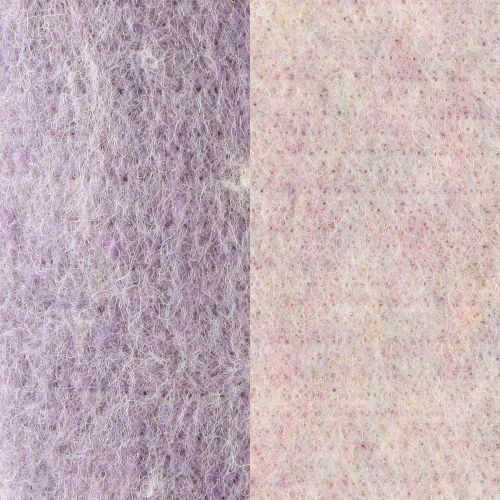 Product Felt ribbon Franzi wool felt wool ribbon purple 2-colored 15cm 4m