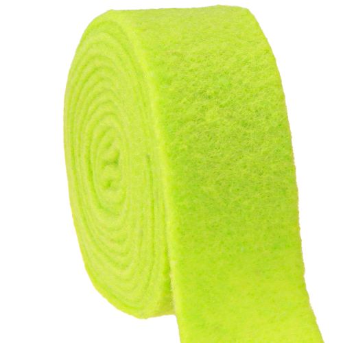 Floristik24 Felt Ribbon Green 7.5cm 5m