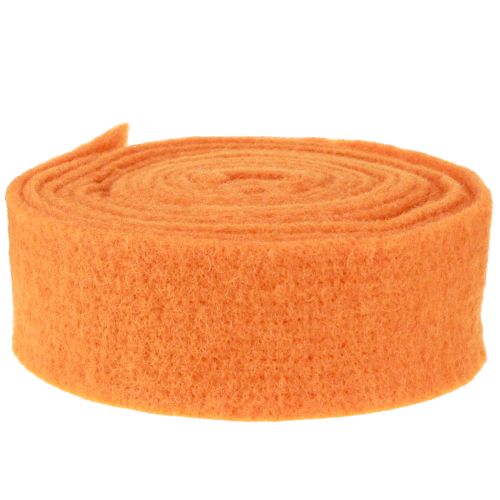 Product Felt Ribbon Orange 7.5cm 5m