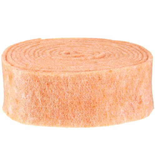 Product Felt Ribbon Orange 7.5cm 5m