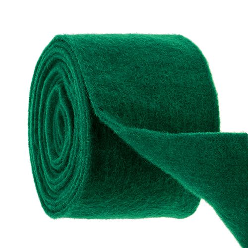 Floristik24 Felt ribbon pine green 15cm 5m