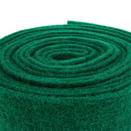 Floristik24 Felt ribbon pine green 15cm 5m