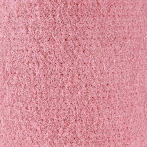 Product Felt ribbon, pot ribbon old pink 15cm 5m