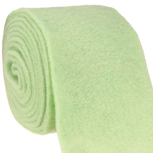 Felt Ribbon Pot Ribbon Light Green 15cm 5m