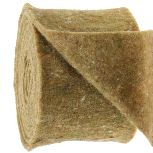 Pot tape felt tape green with dots 15cm x 5m