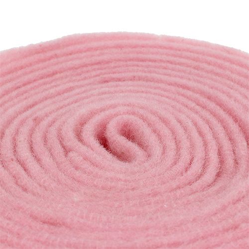 Product Felt ribbon 7.5cm x 5m pink