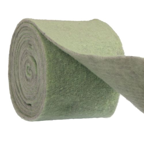 Felt ribbon wool ribbon gray green fluffy decorative ribbon 14cm 5m