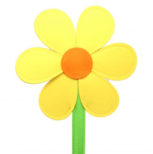 Product Felt flower yellow 87cm