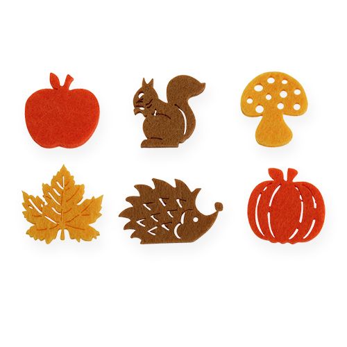 Scatter decoration felt 3cm 72 pcs