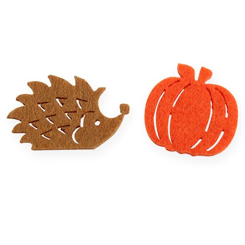 Floristik24 Scatter decoration felt 3cm 72 pcs