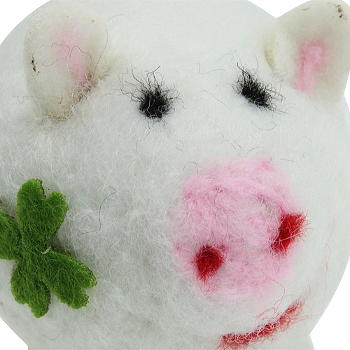 Floristik24 Lucky pig felt 7cm 3pcs