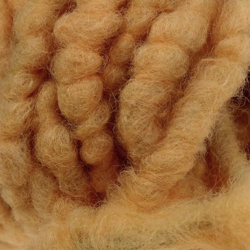Floristik24 Felt cord fleece Mirabell 25m natural