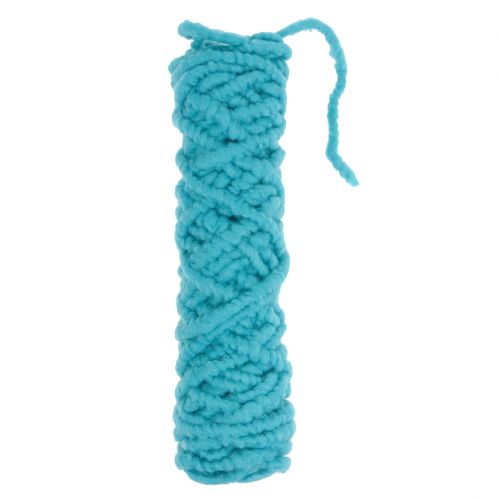Product Felt cord fleece Mirabell 25m turquoise