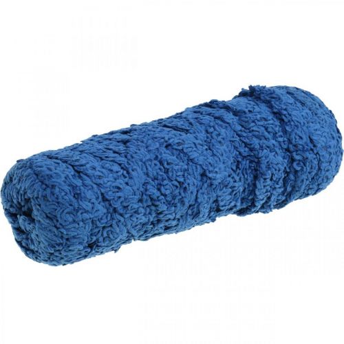 Product Felt cord fleece Mirabell ringed blue 35m