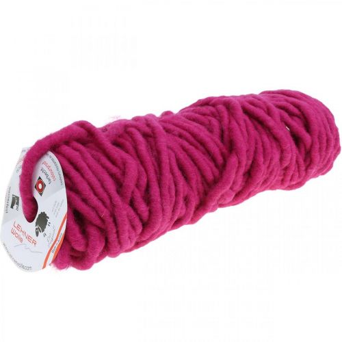 Floristik24 Felt cord with wire wool wire for handicrafts pink 20m